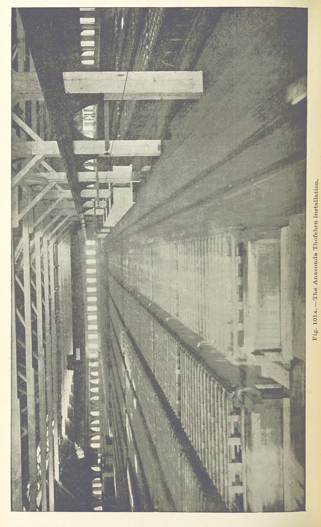 An illustration from Electric Smelting and Refining ... Being the second edition of “Elektro-Metallurgie” ... Translated, with additions, by Walter G. M'Millan, etc, 1897, leaf 234