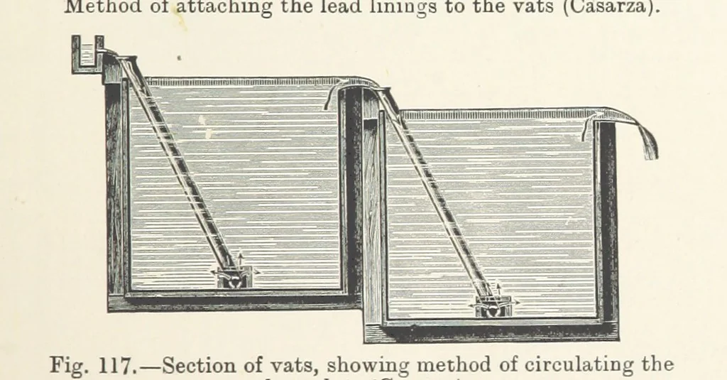 An illustration from Electric Smelting and Refining ... Being the second edition of “Elektro-Metallurgie” ... Translated, with additions, by Walter G. M'Millan, etc, 1897, leaf 245