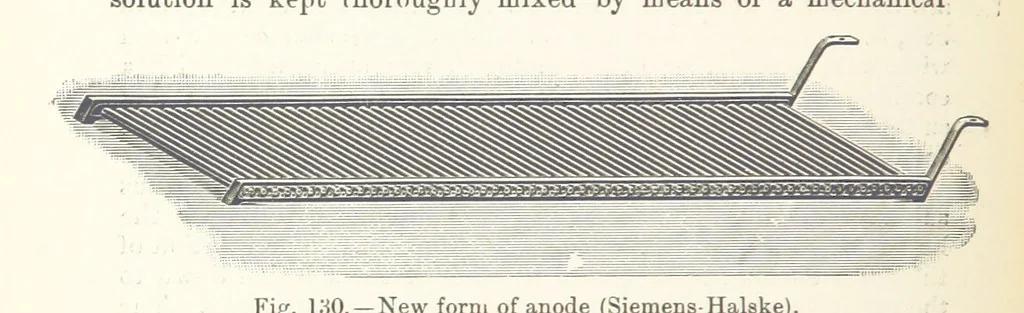 An illustration from Electric Smelting and Refining ... Being the second edition of “Elektro-Metallurgie” ... Translated, with additions, by Walter G. M'Millan, etc, 1897, leaf 260