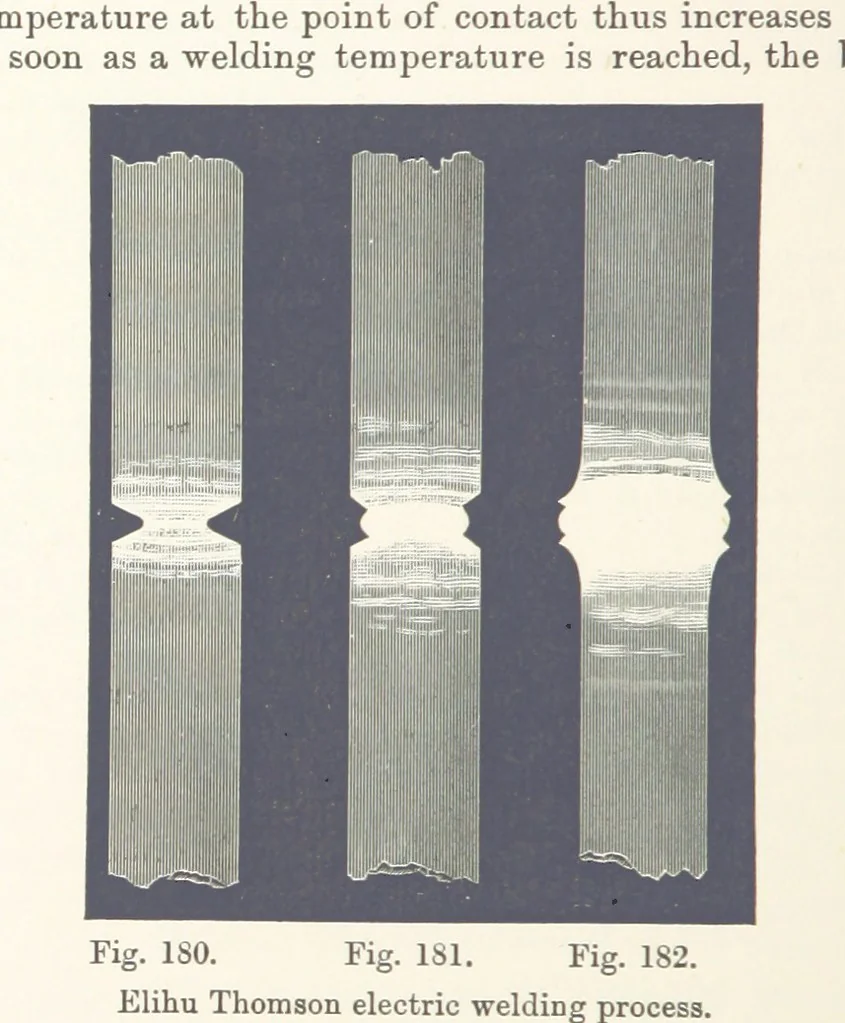 An illustration from Electric Smelting and Refining ... Being the second edition of “Elektro-Metallurgie” ... Translated, with additions, by Walter G. M'Millan, etc, 1897, leaf 414