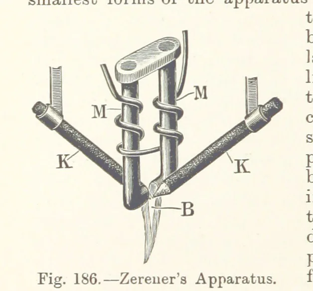 An illustration from Electric Smelting and Refining ... Being the second edition of “Elektro-Metallurgie” ... Translated, with additions, by Walter G. M'Millan, etc, 1897, leaf 422