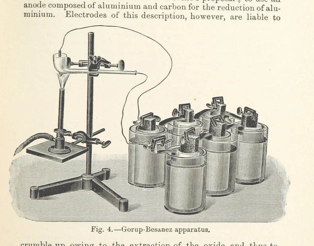 An illustration from Electric Smelting and Refining ... Being the second edition of “Elektro-Metallurgie” ... Translated, with additions, by Walter G. M'Millan, etc, 1897, leaf 43