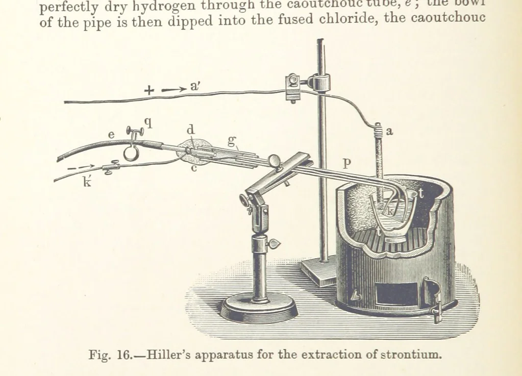 An illustration from Electric Smelting and Refining ... Being the second edition of “Elektro-Metallurgie” ... Translated, with additions, by Walter G. M'Millan, etc, 1897, leaf 60