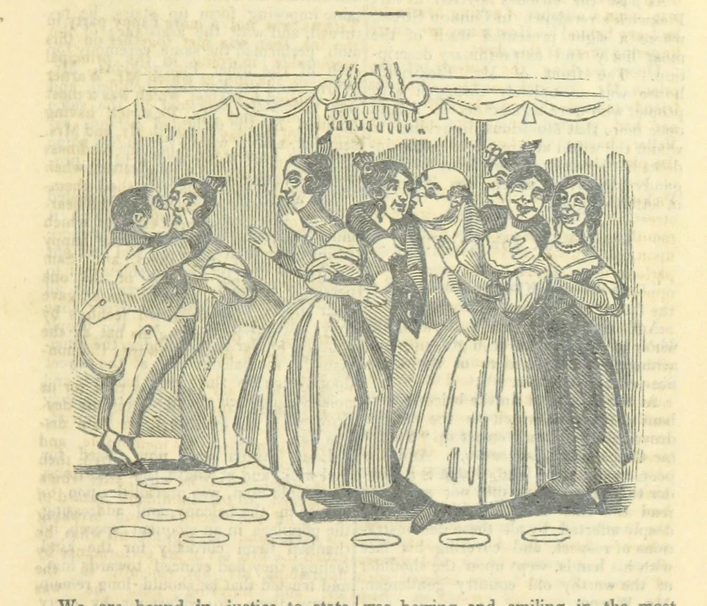 An illustration from The post-humorous notes of the Pickwickian Club. Edited by “Bos”. Illustrated with ... engravings, 1837, leaf 149