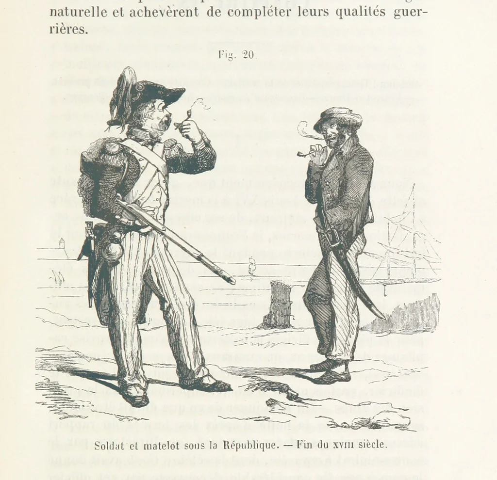 An illustration from Bataille de terre et de mer jusques et y compris la bataille de l'Alma, etc, 1855, leaf 119