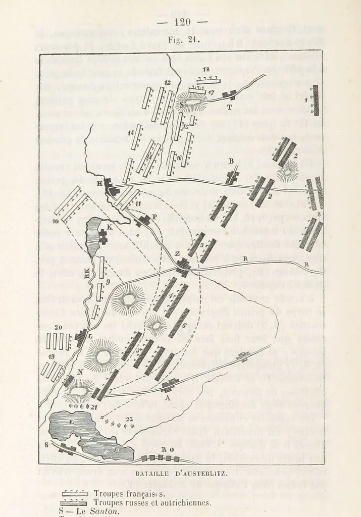 An illustration from Bataille de terre et de mer jusques et y compris la bataille de l'Alma, etc, 1855, leaf 136