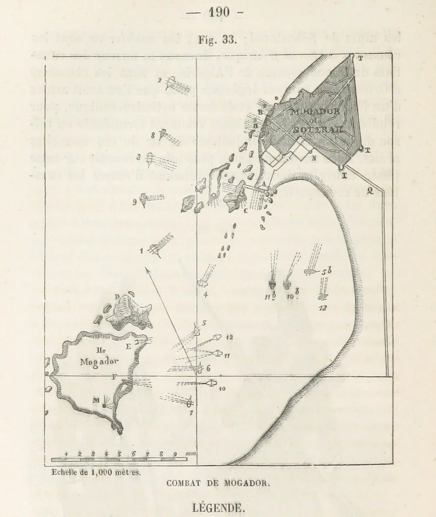 An illustration from Bataille de terre et de mer jusques et y compris la bataille de l'Alma, etc, 1855, leaf 206
