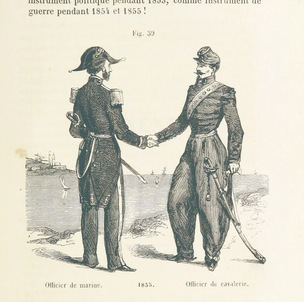 An illustration from Bataille de terre et de mer jusques et y compris la bataille de l'Alma, etc, 1855, leaf 263