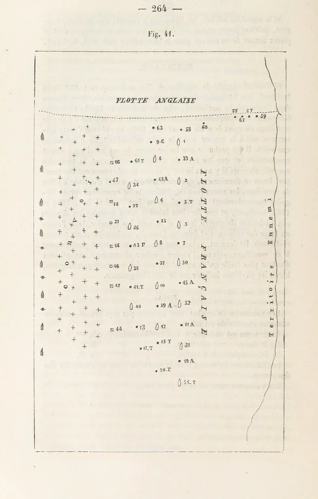 An illustration from Bataille de terre et de mer jusques et y compris la bataille de l'Alma, etc, 1855, leaf 280