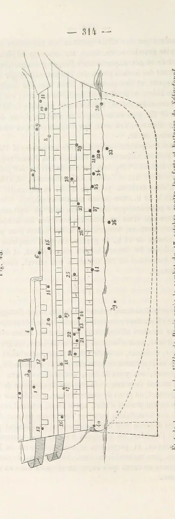 An illustration from Bataille de terre et de mer jusques et y compris la bataille de l'Alma, etc, 1855, leaf 330