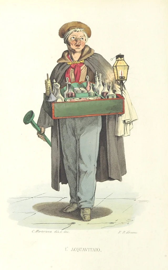 An illustration from Usi e costumi di Napoli e contorni descritti e dipinti. Opera diretta da F. de Bourcard, 1853, leaf 148
