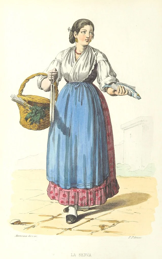 An illustration from Usi e costumi di Napoli e contorni descritti e dipinti. Opera diretta da F. de Bourcard, 1853, leaf 156