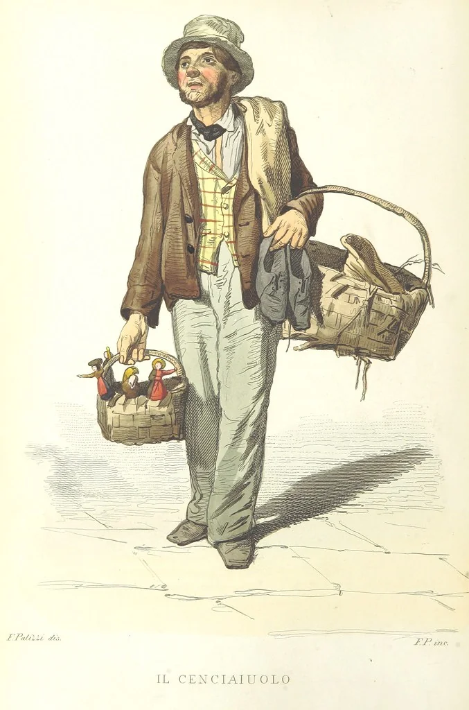 An illustration from Usi e costumi di Napoli e contorni descritti e dipinti. Opera diretta da F. de Bourcard, 1853, leaf 168