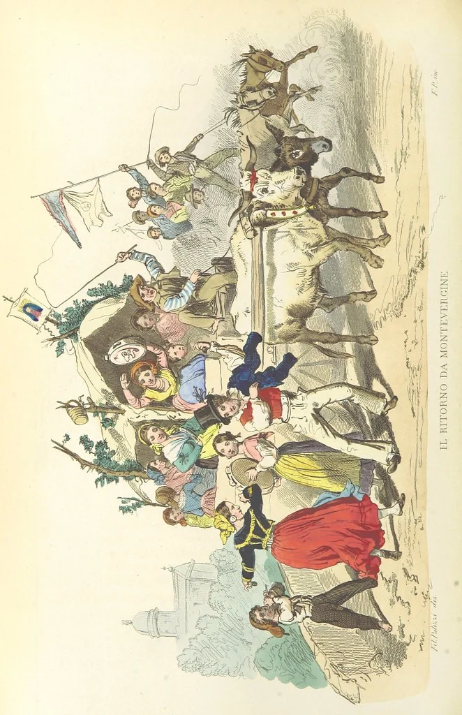 An illustration from Usi e costumi di Napoli e contorni descritti e dipinti. Opera diretta da F. de Bourcard, 1853, leaf 200
