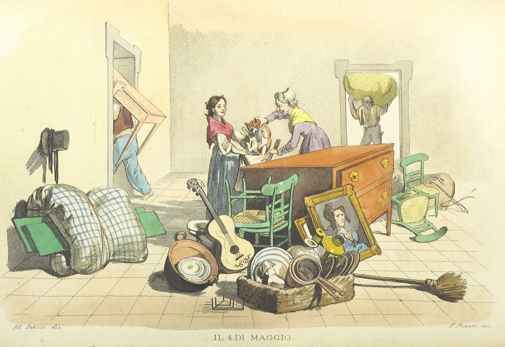 An illustration from Usi e costumi di Napoli e contorni descritti e dipinti. Opera diretta da F. de Bourcard, 1853, leaf 276