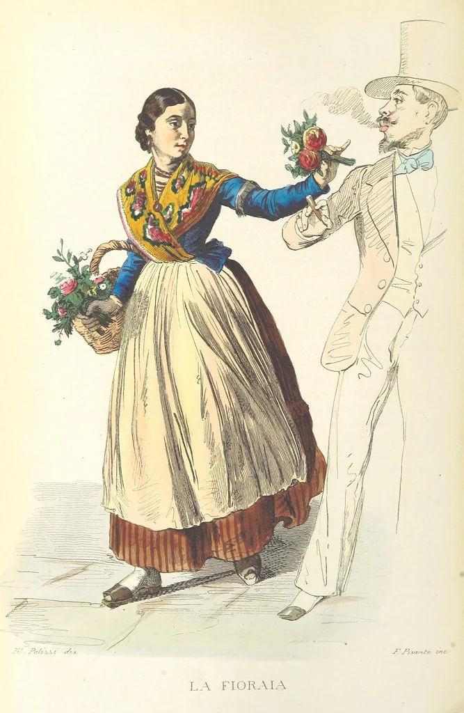 An illustration from Usi e costumi di Napoli e contorni descritti e dipinti. Opera diretta da F. de Bourcard, 1853, leaf 296