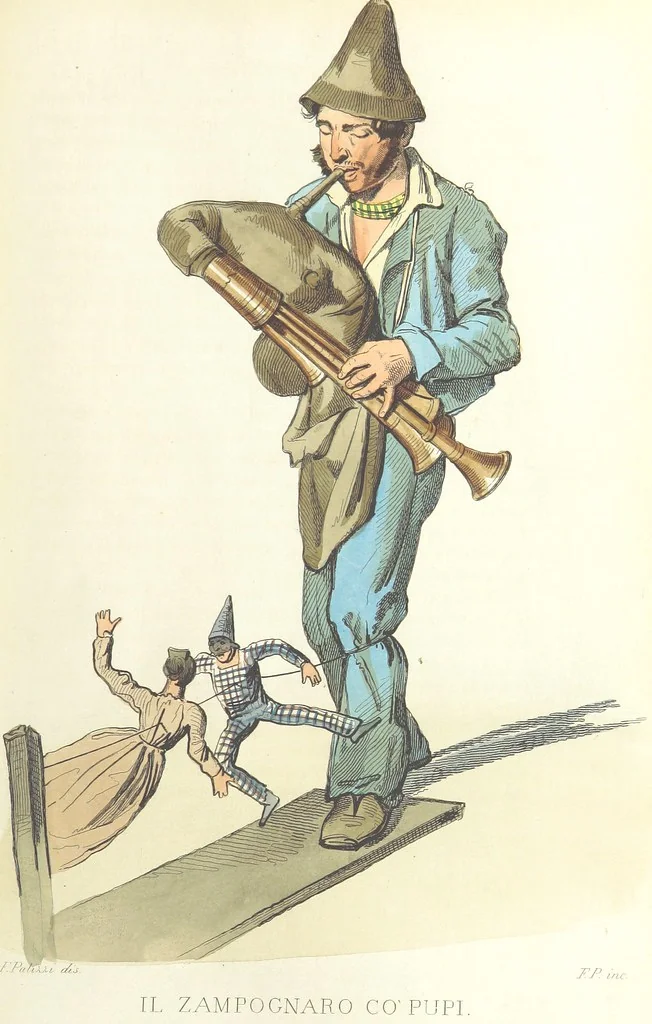 An illustration from Usi e costumi di Napoli e contorni descritti e dipinti. Opera diretta da F. de Bourcard, 1853, leaf 375