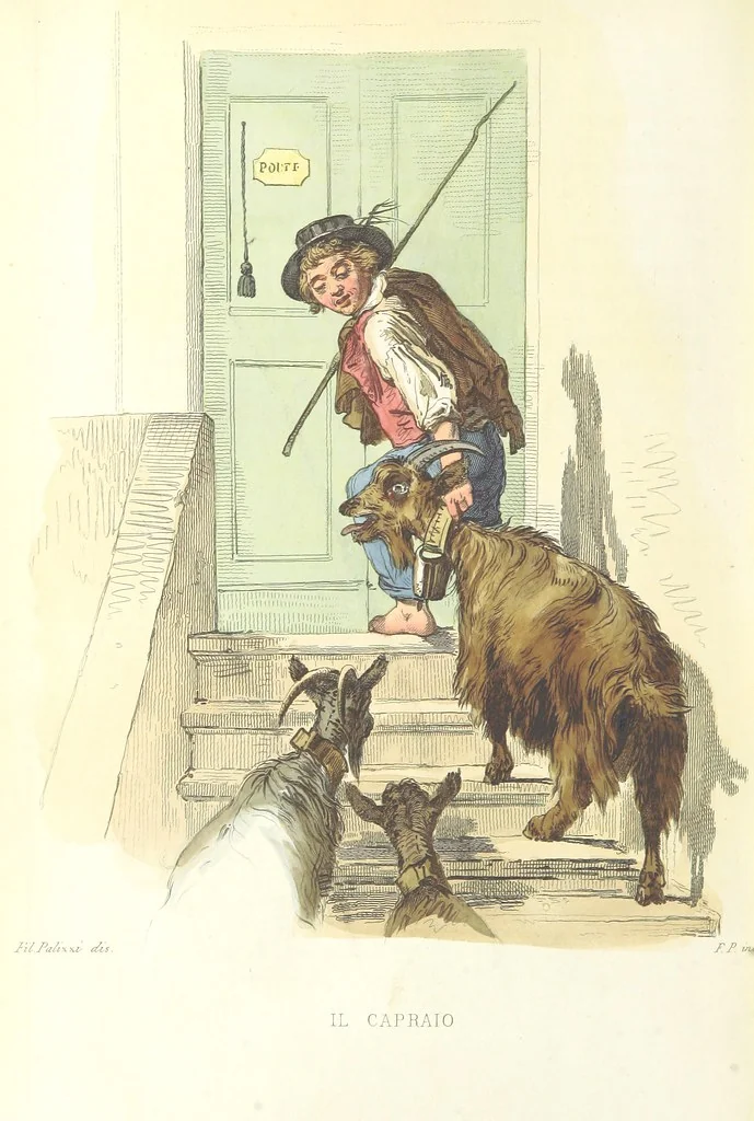 An illustration from Usi e costumi di Napoli e contorni descritti e dipinti. Opera diretta da F. de Bourcard, 1853, leaf 412