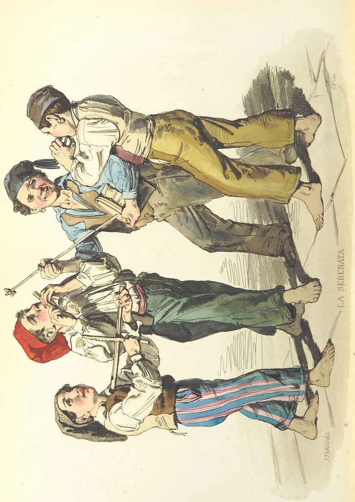 An illustration from Usi e costumi di Napoli e contorni descritti e dipinti. Opera diretta da F. de Bourcard, 1853, leaf 440
