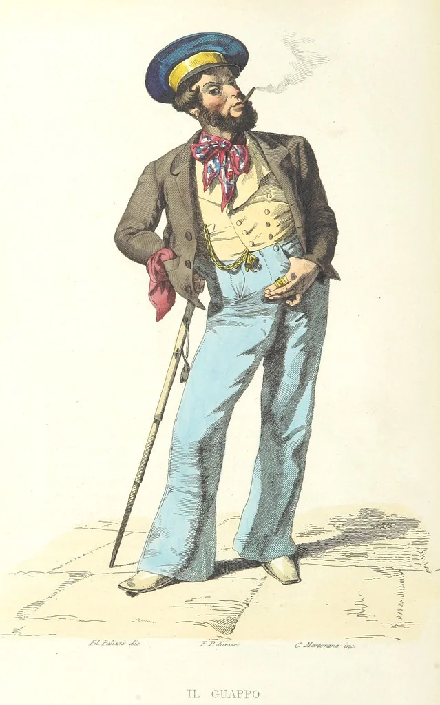 An illustration from Usi e costumi di Napoli e contorni descritti e dipinti. Opera diretta da F. de Bourcard, 1853, leaf 54