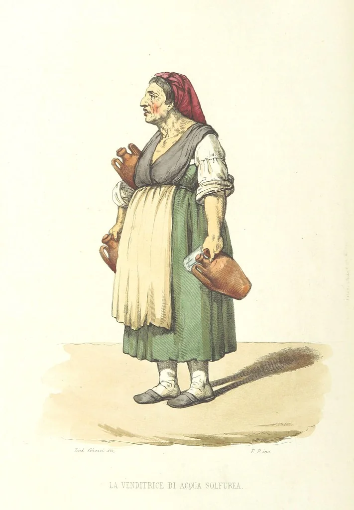 An illustration from Usi e costumi di Napoli e contorni descritti e dipinti. Opera diretta da F. de Bourcard, 1853, leaf 62