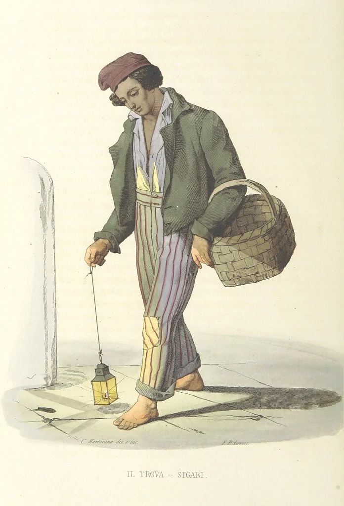 An illustration from Usi e costumi di Napoli e contorni descritti e dipinti. Opera diretta da F. de Bourcard, 1853, leaf 84