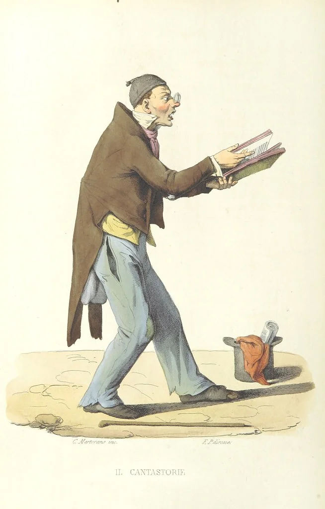 An illustration from Usi e costumi di Napoli e contorni descritti e dipinti. Opera diretta da F. de Bourcard, 1853, leaf 98