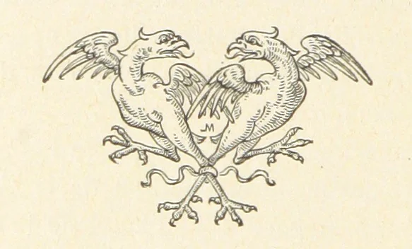 An illustration from Recherches sur Fontainebleau. Précédées d'un portrait de l'auteur et d'un manuscrit inédit de N. de Fer, 1699. [Articles reprinted from the “Abeille de Fontainebleau,” edited by Maurice Bourges, 1896, leaf 90