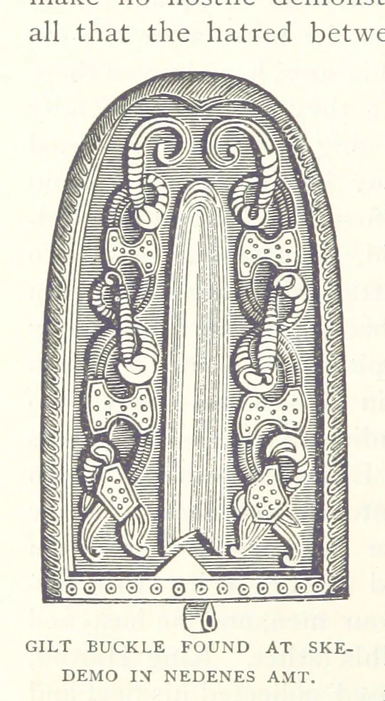 An illustration from The History of Norway. [With maps, 1886, leaf 106