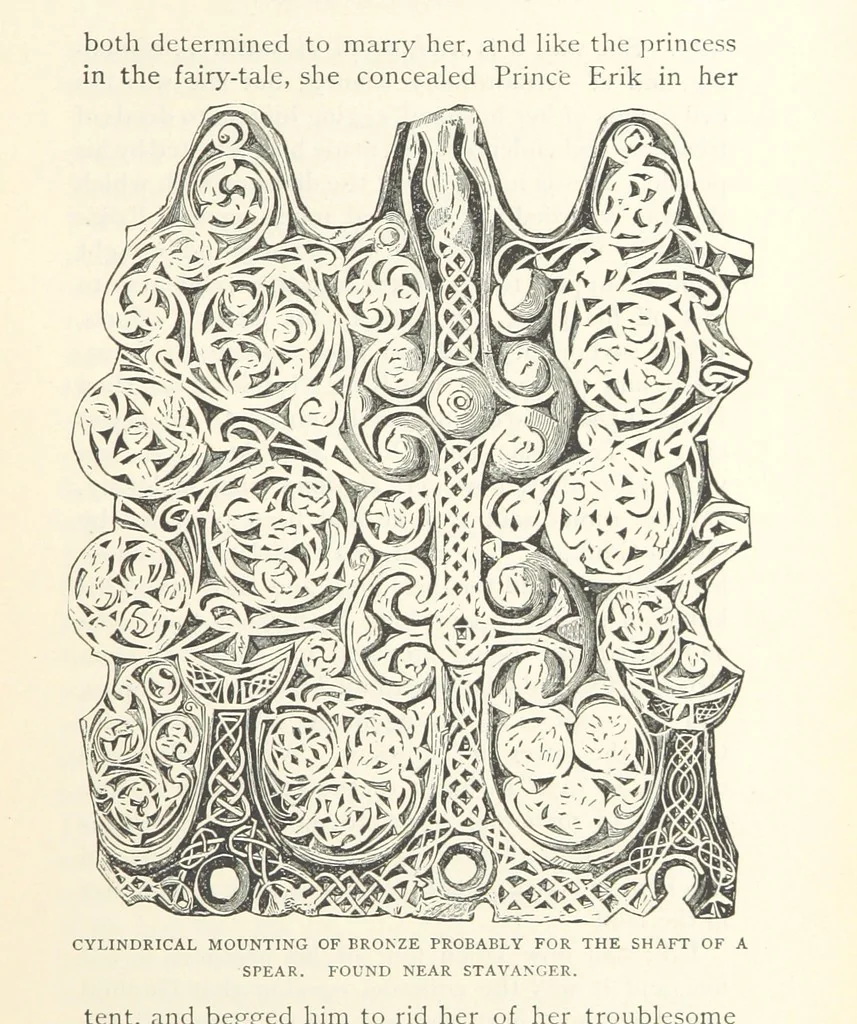 An illustration from The History of Norway. [With maps, 1886, leaf 109