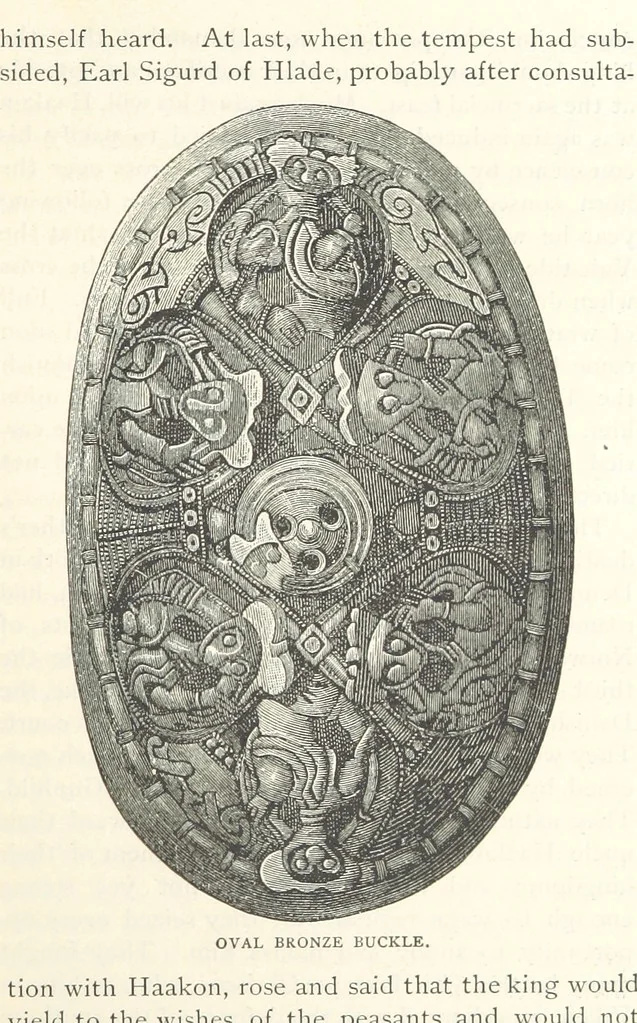 An illustration from The History of Norway. [With maps, 1886, leaf 127