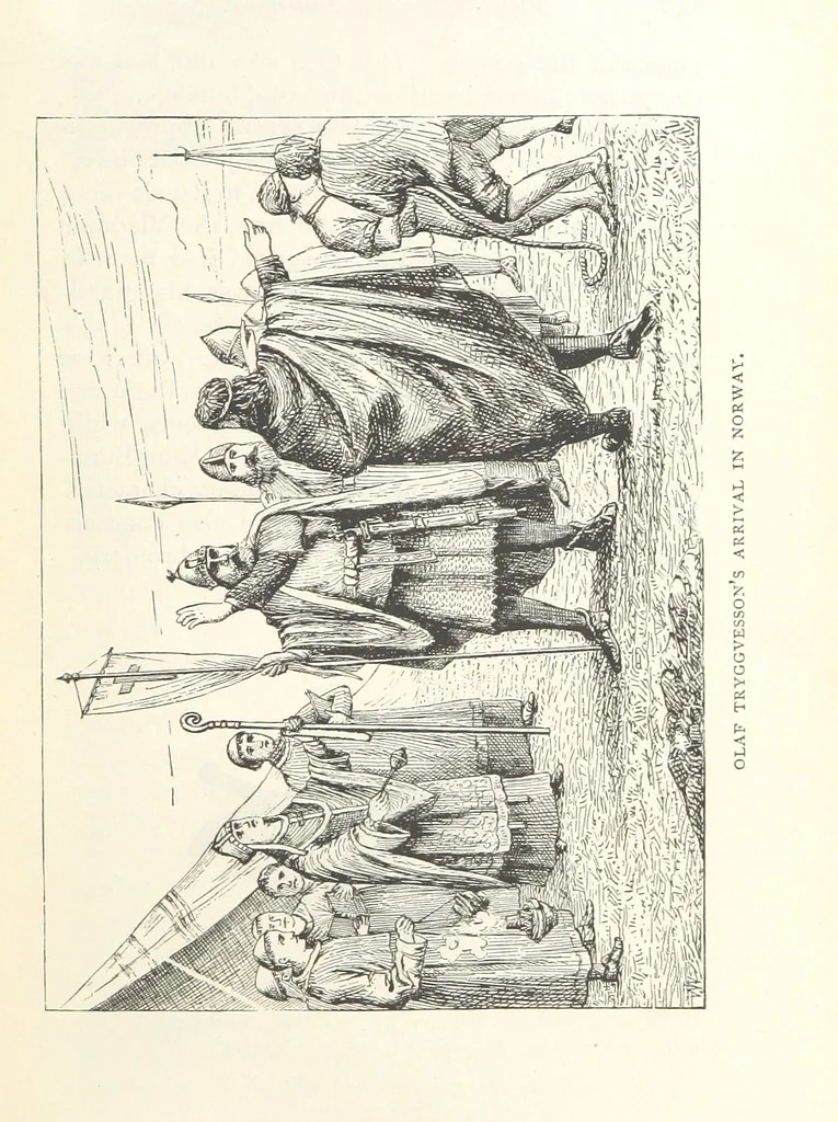 An illustration from The History of Norway. [With maps, 1886, leaf 175