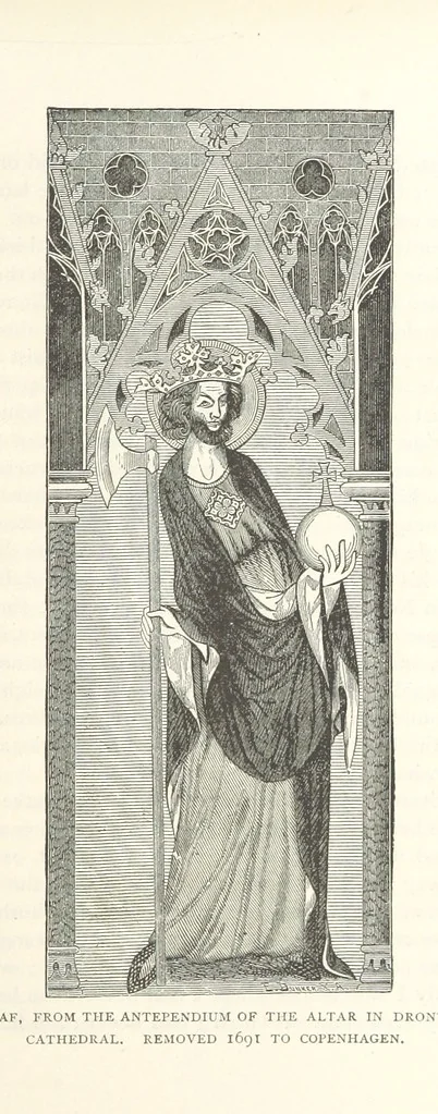 An illustration from The History of Norway. [With maps, 1886, leaf 253
