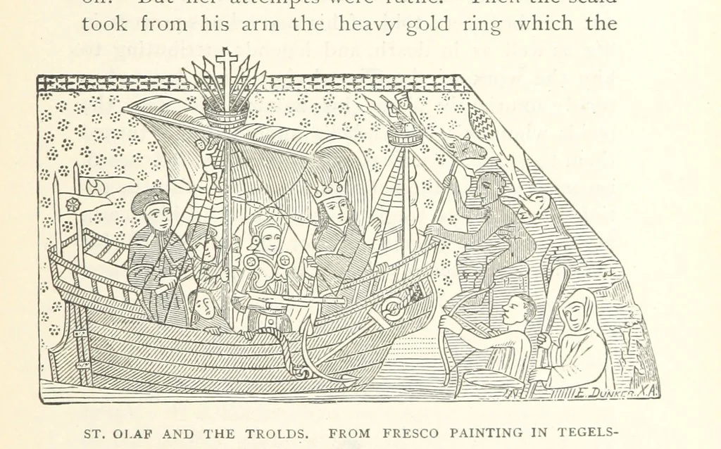 An illustration from The History of Norway. [With maps, 1886, leaf 257
