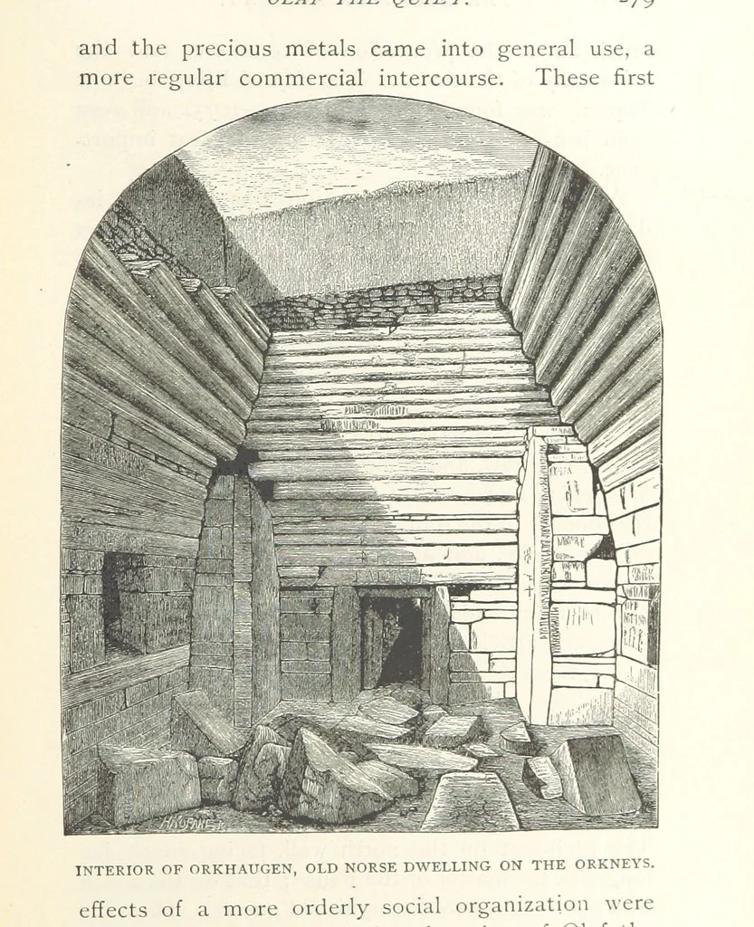 An illustration from The History of Norway. [With maps, 1886, leaf 313