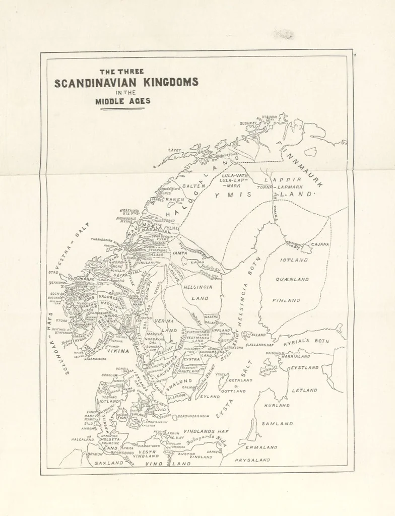 An illustration from The History of Norway. [With maps, 1886, leaf 34