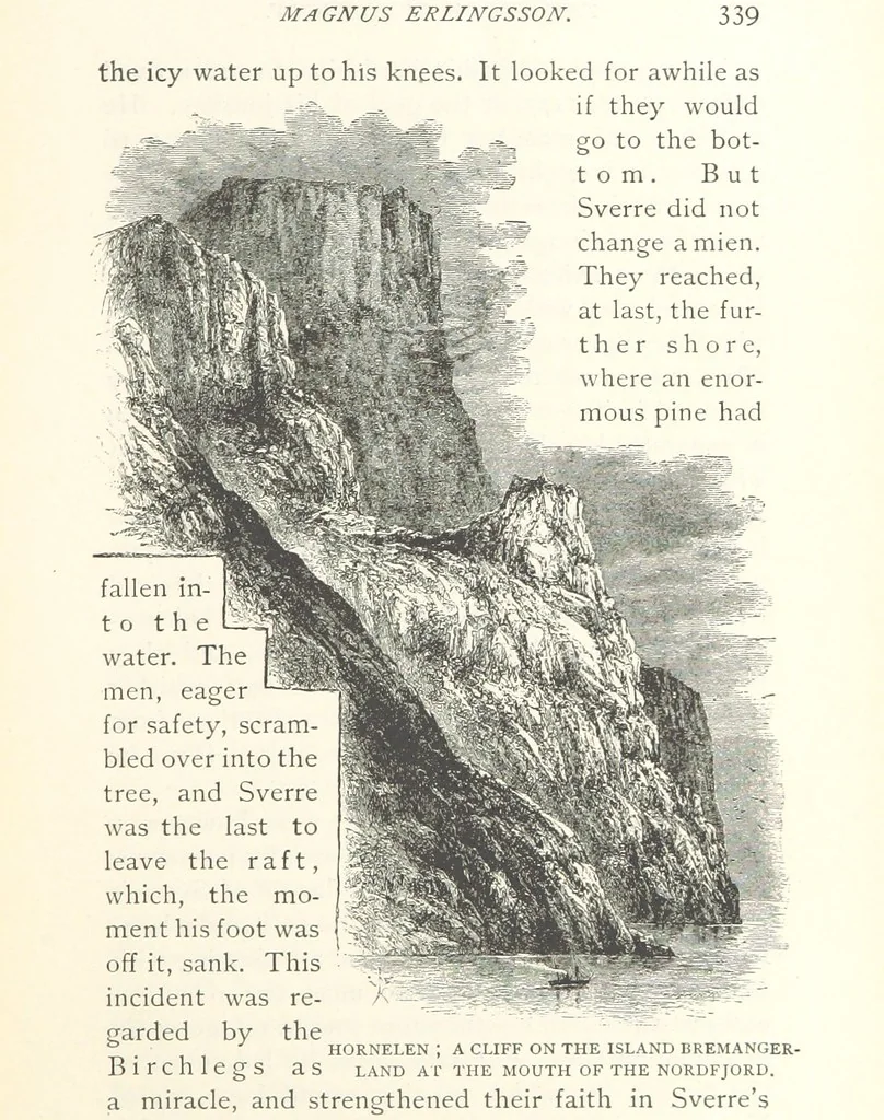 An illustration from The History of Norway. [With maps, 1886, leaf 373