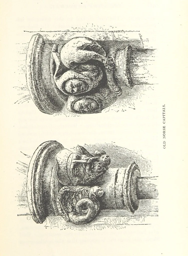 An illustration from The History of Norway. [With maps, 1886, leaf 443