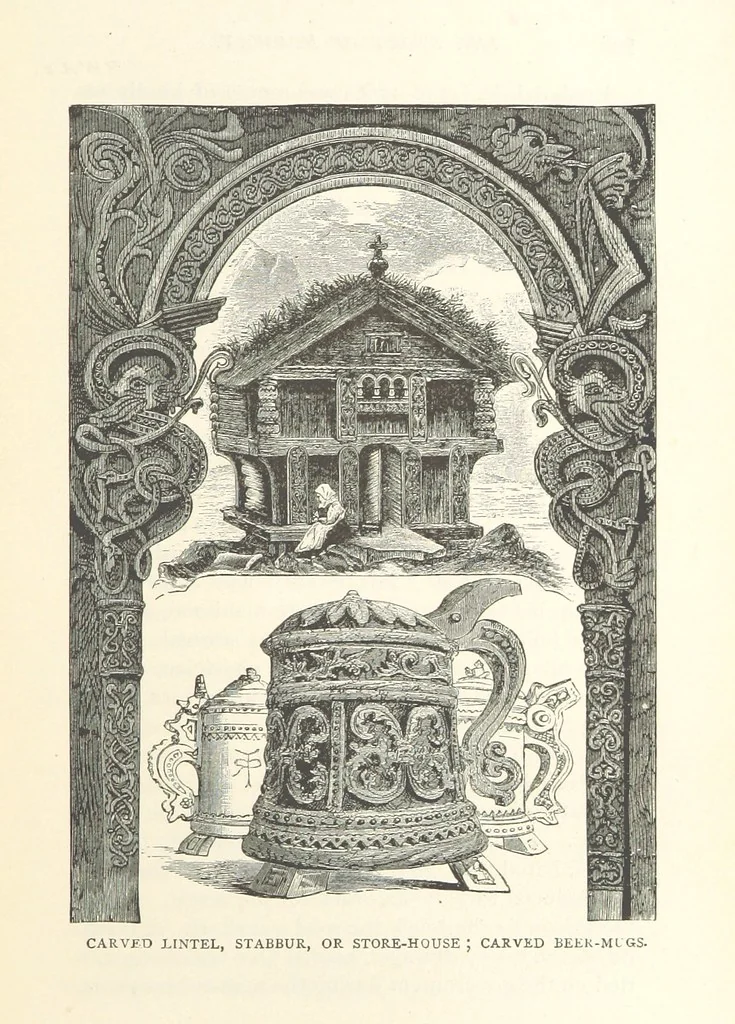 An illustration from The History of Norway. [With maps, 1886, leaf 541