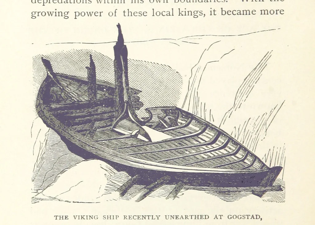 An illustration from The History of Norway. [With maps, 1886, leaf 60