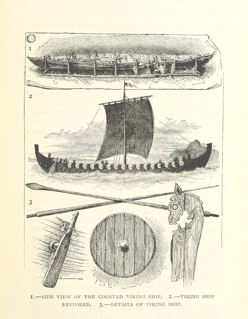 An illustration from The History of Norway. [With maps, 1886, leaf 63
