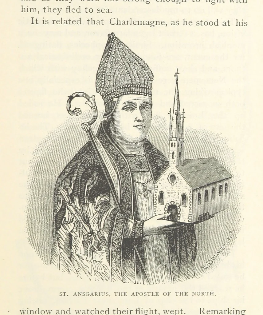 An illustration from The History of Norway. [With maps, 1886, leaf 67