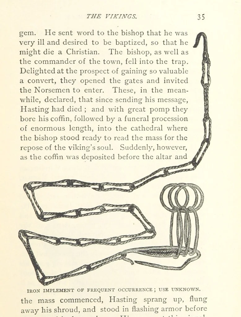 An illustration from The History of Norway. [With maps, 1886, leaf 69