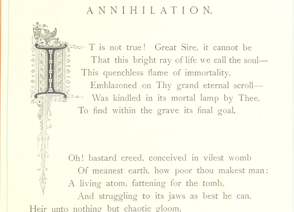 An illustration from Musings in Maoriland ... [In verse.] With an historical sketch by Sir Robert Stout and preface by Sir George Grey. Illustrated, etc, 1890, leaf 123