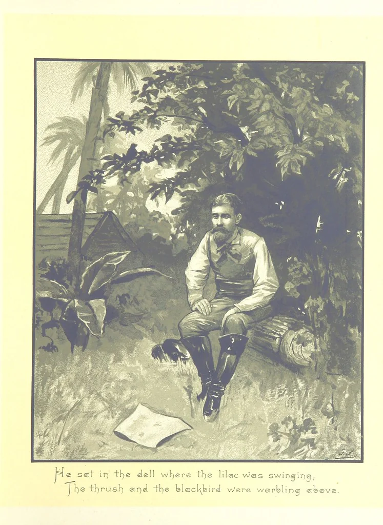 An illustration from Musings in Maoriland ... [In verse.] With an historical sketch by Sir Robert Stout and preface by Sir George Grey. Illustrated, etc, 1890, leaf 173