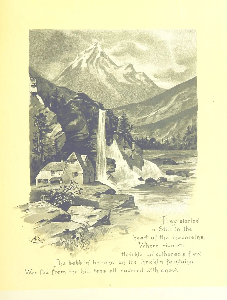 An illustration from Musings in Maoriland ... [In verse.] With an historical sketch by Sir Robert Stout and preface by Sir George Grey. Illustrated, etc, 1890, leaf 395