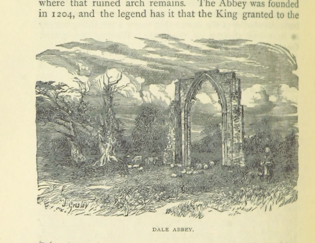 An illustration from All about Derbyshire ... With sixty illustrations, etc, 1884, leaf 150