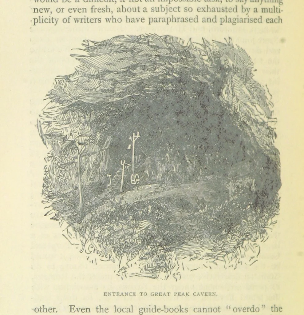 An illustration from All about Derbyshire ... With sixty illustrations, etc, 1884, leaf 224