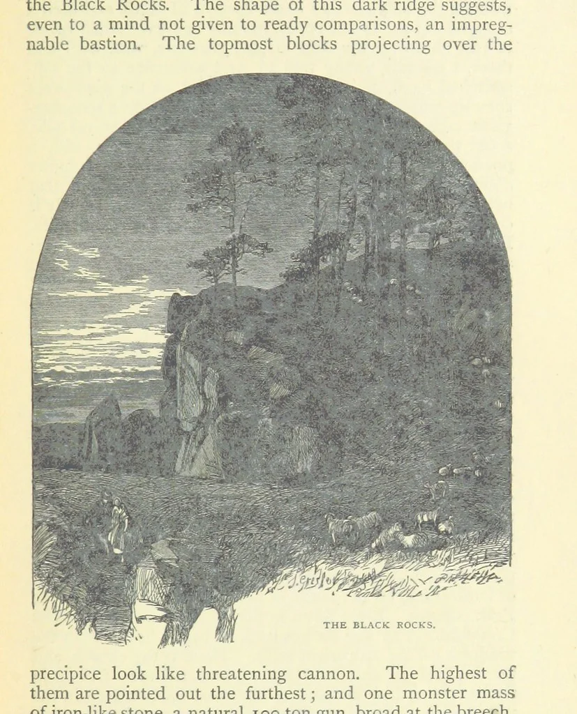 An illustration from All about Derbyshire ... With sixty illustrations, etc, 1884, leaf 63