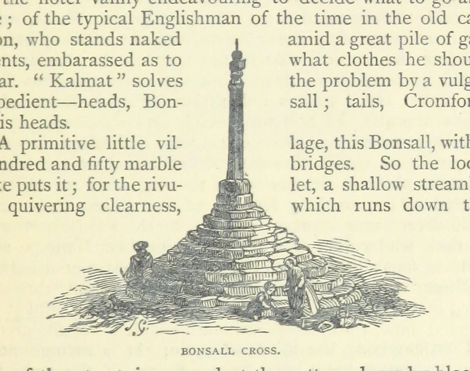 An illustration from All about Derbyshire ... With sixty illustrations, etc, 1884, leaf 69